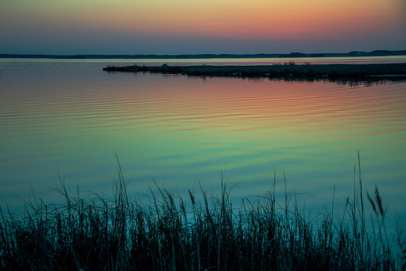 Bay Colors - Assawoman Bay, MD 2020 $90 matted and framed